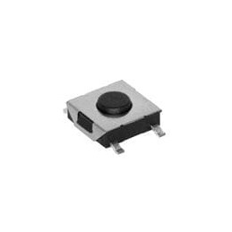 10 pcs : TS07-667-50-BK-260-SMT-TR - Tactile Switches 6 x 6.7 mm, 5 mm Act Height, 260 gf, Black, Surface Mount, TR, SPST,
