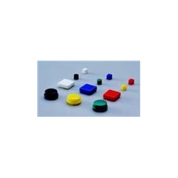 10 pcs : AKTSC62K - Switch Bezels / Switch Caps Tact cap - Round Black - 6 x 6mm