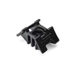 10 pcs : S2HM250HIRHSH1 - Cable Tie Mounts 2-WAY SADDLE MOUNT BLK 1/4