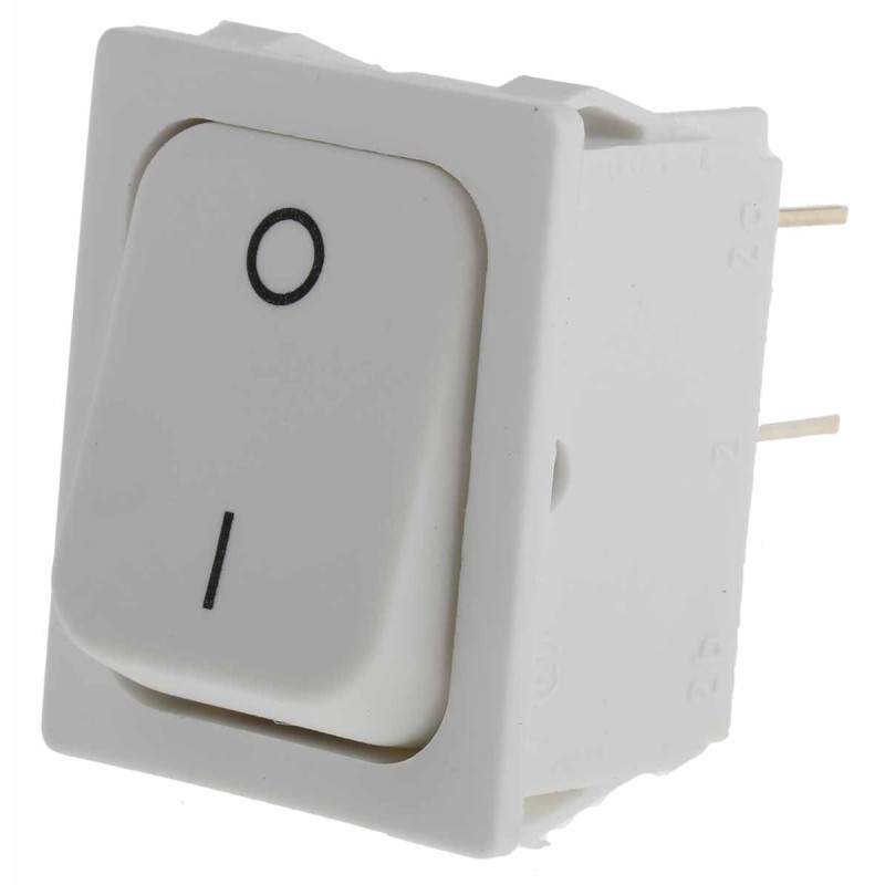 1 pcs - Marquardt DPST, On-None-Off Rocker Switch Panel Mount