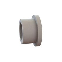 10 pcs : 12SWS1000 - Washers Shoulder Washer, .320 ID, .563 OD, .443 Shank OD, Natural, Nylon, .240 Shank Lg, .068 Thk