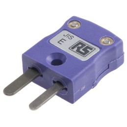 1 pcs - RS PRO In-Line Thermocouple Connector for Use with Type E Thermocouple, Miniature Size, JIS Standard