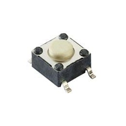 10 pcs : 222AMVABR - Tactile Switches Gull Wing AF 260gf Act. Dir. Vertical