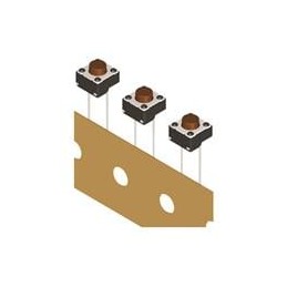10 pcs : DTST-62K-V - Tactile Switches Radial Taping 6*6