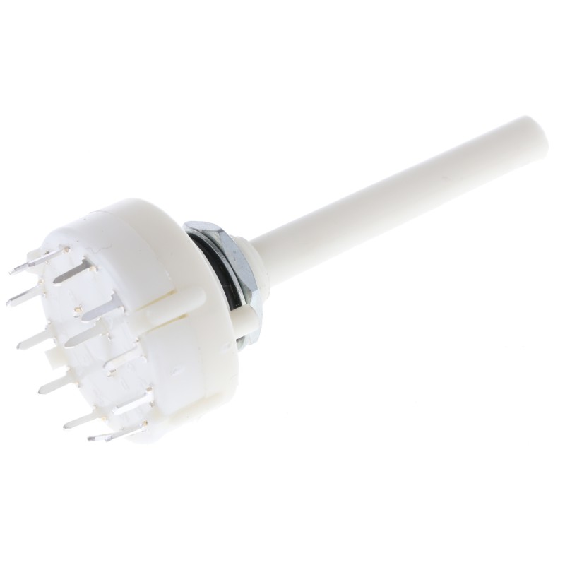 1 pcs - Lorlin, 12 Position SP12T Rotary Switch, 150 mA @ 250 V ac, Through Hole