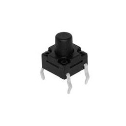 10 pcs : TS03-66-95-BK-260-LCR-D-67 - Tactile Switches 6 x 6 mm, 9.5 mm Act Height, 260 gf, Long Crimped, Through Hole, IP67, SP