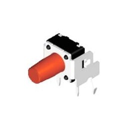 10 pcs : DTSA-63N-V - Tactile Switches 6x6 160gf BRN RT ANG