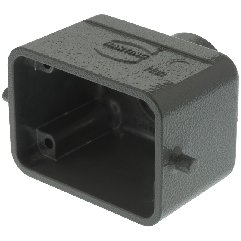 1 pcs - HARTING Han B Heavy Duty Power Connector Hood, PG16 Thread