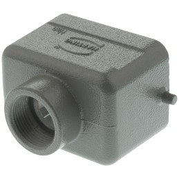 1 pcs - HARTING Han B Heavy Duty Power Connector Hood, PG16 Thread