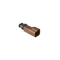 10 pcs : AT04-2P-SR01BRN - Automotive Connectors 2 Position, Receptacle, Pin, SR01 Strain Relief (Standard Seal), Brown Body