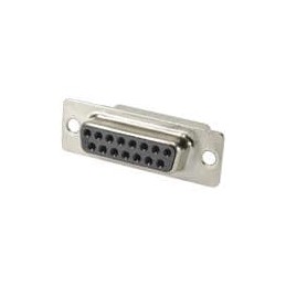 10 pcs : 09670154701 - D-Sub Standard Connectors 15P FEMALE CRIMP NO CONTACTS