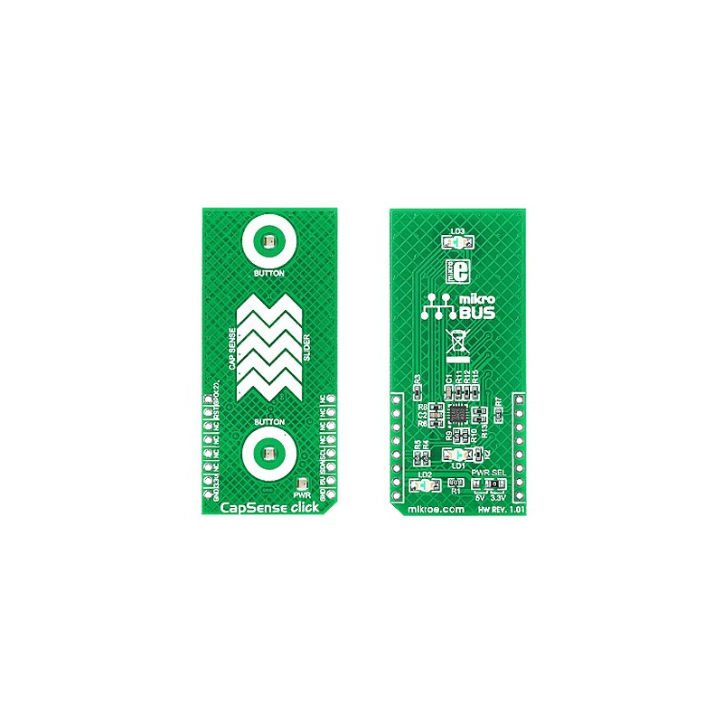 1 pcs - MikroElektronika Capsense Click mikroBus Click Board for CY8C20IA0