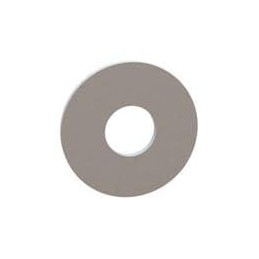10 pcs : 17W09900 - Washers Flat Washer, .375 ID, 1.000 OD, .062 Thick, Natural, Nylon