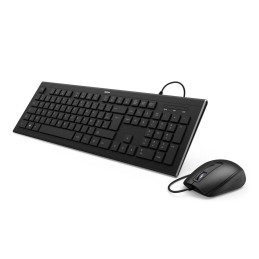 1 pcs - Hama Wired Keyboard & Mouse Set, AZERTY (France)