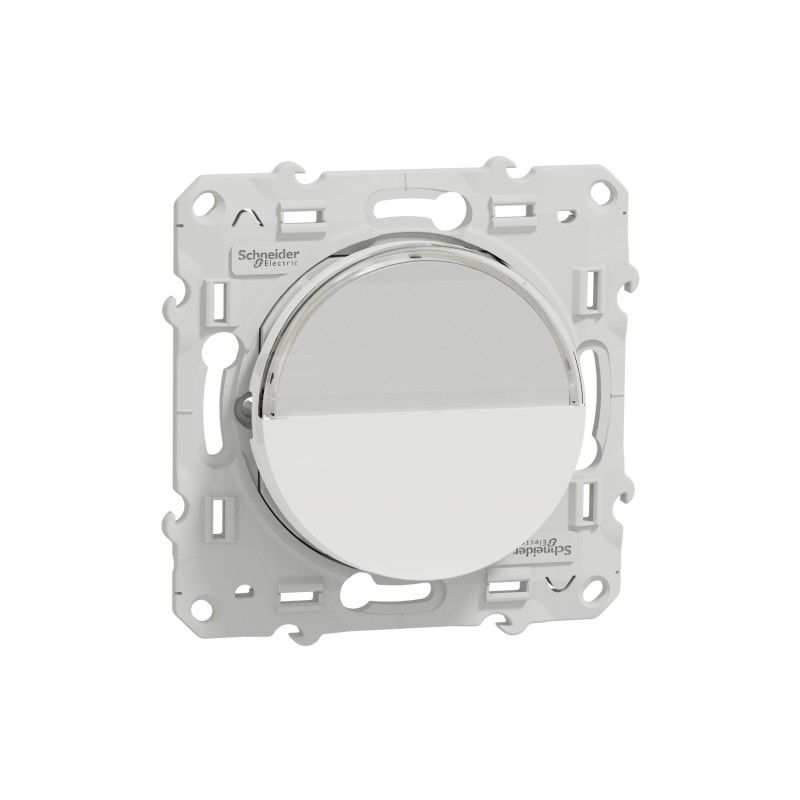 1 pcs - Odace Series Push Button, Panel Mount, 250V ac, IP21D