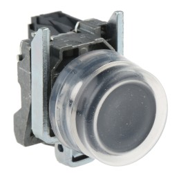 1 pcs - Schneider Electric Harmony XB4 Series Push Button, Panel Mount, 22mm Cutout, SPST, IP66, IP67