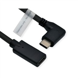 1 pcs - Roline Male USB C to Female USB C Display Port Cable, 3840 x 2160, 2m