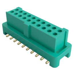 1 pcs - HARWIN Gecko Series Straight Surface Mount PCB Socket, 6-Contact, 2-Row, 1.25mm Pitch, Solder Termination