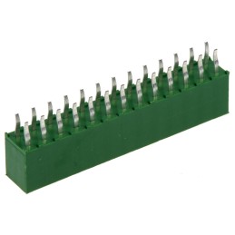 1 pcs - TE Connectivity AMPMODU HV100 Series Straight Through Hole Mount PCB Socket, 26-Contact, 2-Row, 2.54mm Pitch, Solder