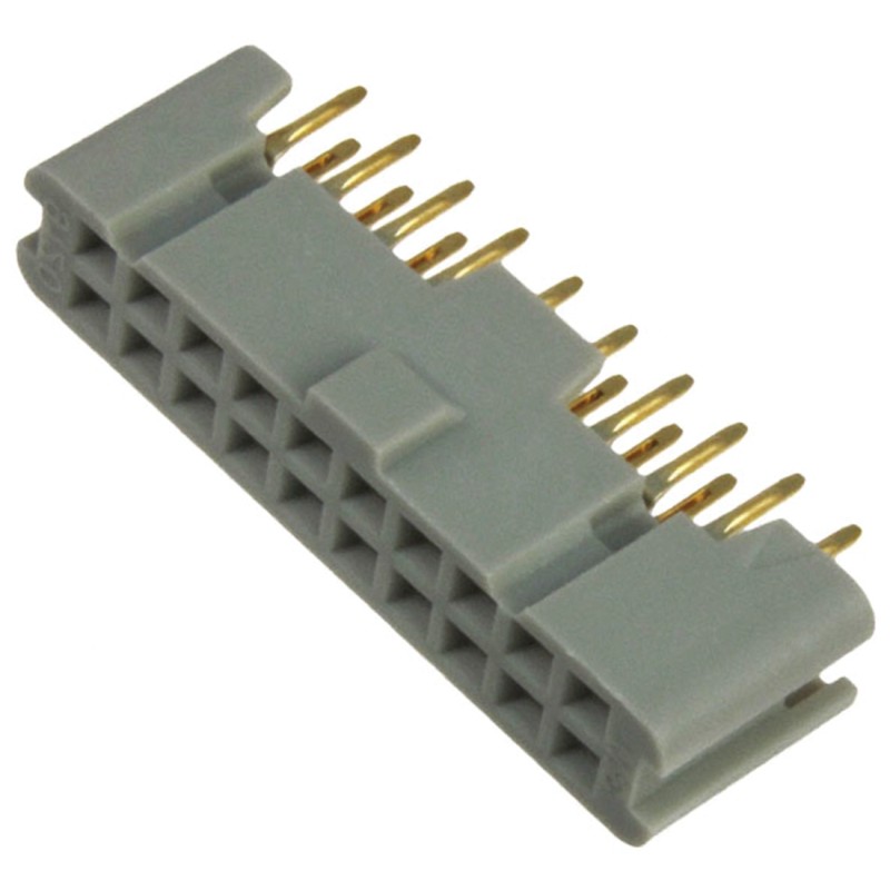 1 pcs - 3M 9100 Series Straight Through Hole Mount PCB Socket, 20-Contact, 2-Row, 2.54mm Pitch, Solder Termination