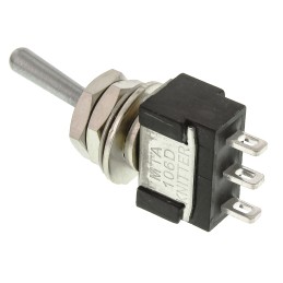 1 pcs - KNITTER-SWITCH Toggle Switch, Panel Mount, On-On, SPDT, Solder Terminal