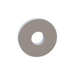 10 pcs : 17W07523 - Washers Flat Washer, .260 ID, .745 OD, .125 Thick, Natural, Nylon