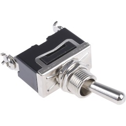 1 pcs - RS PRO Toggle Switch, Panel Mount, On-None-Off, SPDT, Screw Terminal, 28V dc