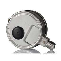 1 pcs - RS PRO G 1/2 Analogue Pressure Gauge 1bar Bottom Entry, UKAS