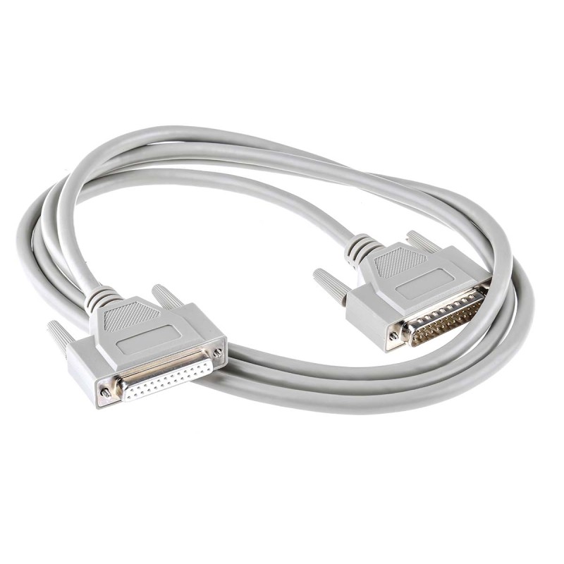 1 pcs - Phoenix Contact Male 25 Pin D-sub to Female 25 Pin D-sub Serial Cable, 2m PVC