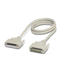 1 pcs - Phoenix Contact Male 25 Pin D-sub to Female 25 Pin D-sub Serial Cable, 2m PVC