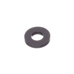 10 pcs : 16FW008062B - Washers Flat Washer, .171 ID, .375 OD, .062 Thick, Black,Nylon,For 8 Screw