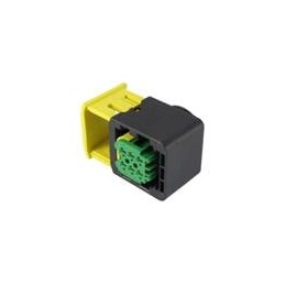 10 pcs : 3-1418469-1 - Automotive Connectors 6POS, AMP MCP1.5K, REC. HSG, CODC