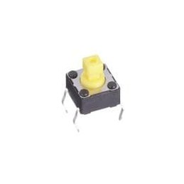 10 pcs : ADTS644YV - Tactile Switches SW TACT SPST 0.05A 12VDC