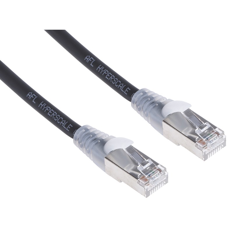 1 pcs - RS PRO Cat6 Male RJ45 to Male RJ45 Ethernet Cable, F/UTP, Black LSZH Sheath, 0.5m