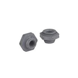 10 pcs : LKS-M2.5-1MD - Screws & Fasteners NUT, LOCKING, S/S FILM ONLY