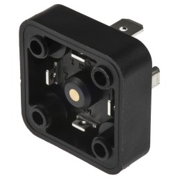 1 pcs - Hirschmann GSA 3P+E DIN 43650 A, Male Solenoid Valve Connector, 400 V ac/dc Voltage