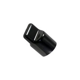 10 pcs : VFC-990-16 - Conduit Fittings & Accessories VINYL CAP WITH FLAT PULL TAB BLACK .99X.875X1.00X.187
