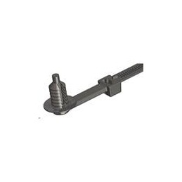 10 pcs : 20005-0 - Cable Tie Mounts CT,OFFSET BLK HS