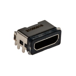 1 pcs - Molex Right Angle, SMT, Socket Type Micro B 2.0 IP67 USB Connector