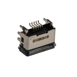 1 pcs - Molex Right Angle, SMT, Socket Type Micro B 2.0 IP67 USB Connector