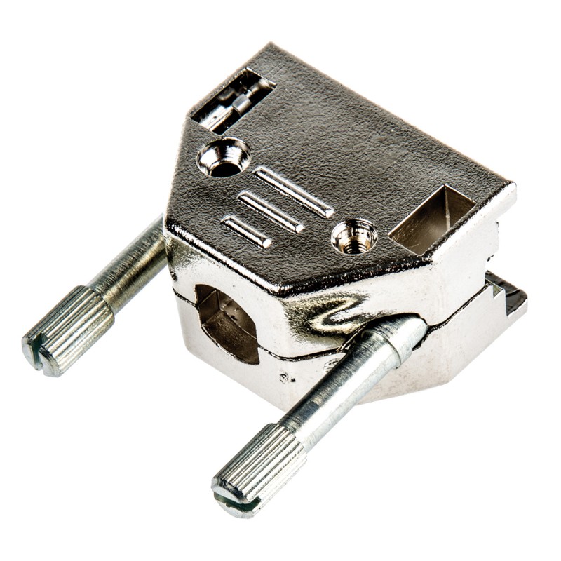 1 pcs - MH Connectors MHED Series ABS D Sub Backshell, 9 Way, Strain Relief