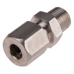 1 pcs - RS PRO In-Line Thermocouple Compression Fitting for Use with Thermocouple, 1/8 BSPT, 6mm Probe, RoHS Compliant Standard