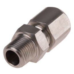 1 pcs - RS PRO In-Line Thermocouple Compression Fitting for Use with Thermocouple, 1/8 BSPT, 6mm Probe, RoHS Compliant Standard