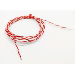 1 pcs - RS PRO Type K Thermocouple 5m Length, 1/0.2mm Diameter - +250°C
