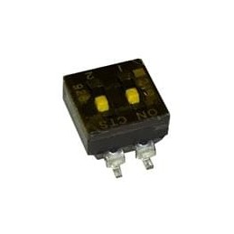 10 pcs : 219-2MST - DIP Switches/SIP Switches SPST 2 switch sections