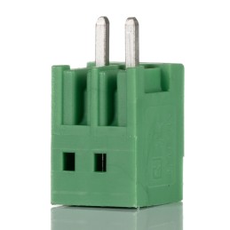 1 pcs - Phoenix Contact 2.5mm Pitch 2 Way Pluggable Terminal Block, Header, Through Hole, Solder Termination