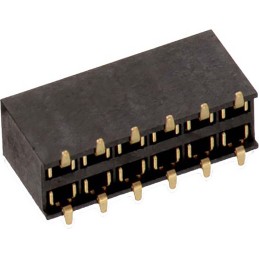 1 pcs - Wurth Elektronik WR-PHD Series Straight Surface Mount PCB Socket, 40-Contact, 2-Row, 2.54 Pitch, SMT Termination