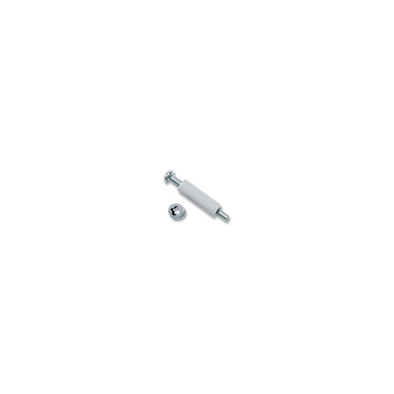 10 pcs : SRS-1-275 - Standoffs & Spacers Screw Spacer .275 in PVC Grey
