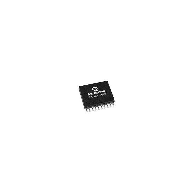 10 pcs : PIC16F18046-E/SO - 8-bit Microcontrollers - MCU 28KB Flash,256EE,2KB RAM, 10b ADC,8b DAC, 3xPWM, 2xCCP,CRC, HLT, WDT, P