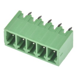 1 pcs - Wurth Elektronik 3.5mm Pitch 5 Way Pluggable Terminal Block, Header, Through Hole, Solder Termination